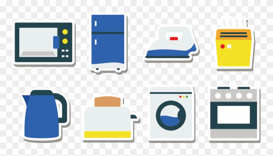 Clipart Kitchen Kitchen Appliance - Kitchen Appliances Icons Png Transparent Png