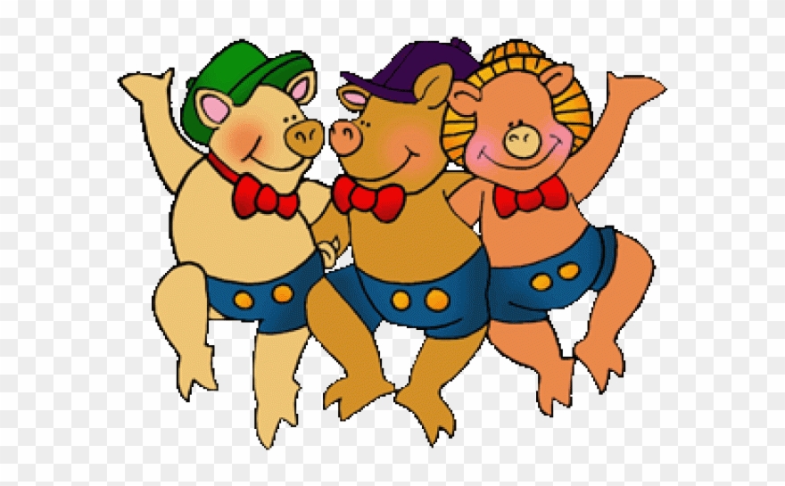 Fairy Clipart Fun - 3 Little Pigs Clipart - Png Download