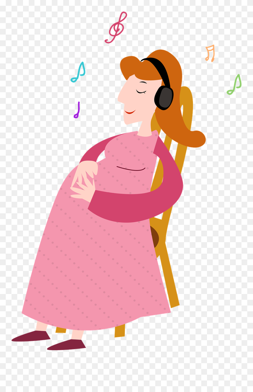 Pregnant Woman Clipart 6, Buy Clip Art - Pregnant Woman Cartoon Png Transparent Png