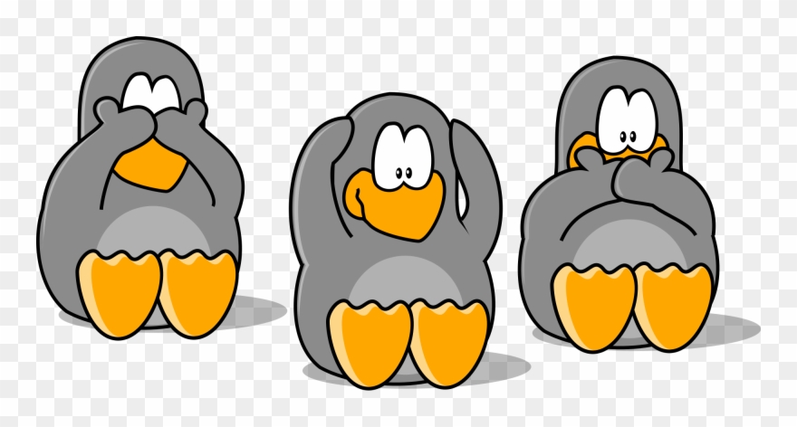 Penguins Cartoon 29, Buy Clip Art - Computer Science Funny - Png Download