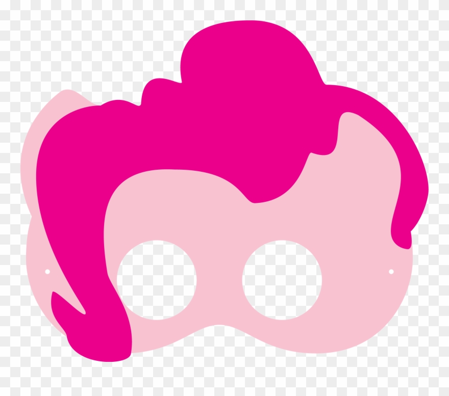 My Little Pony Pinkie Pie Mask Savannah - Free My Little Pony Printable Masks Clipart