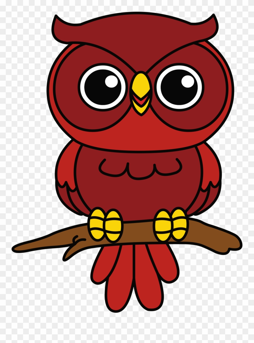 Pin By Elodie Saphoret On Très Chouette - Sketsa Burung Hantu Mudah Clipart