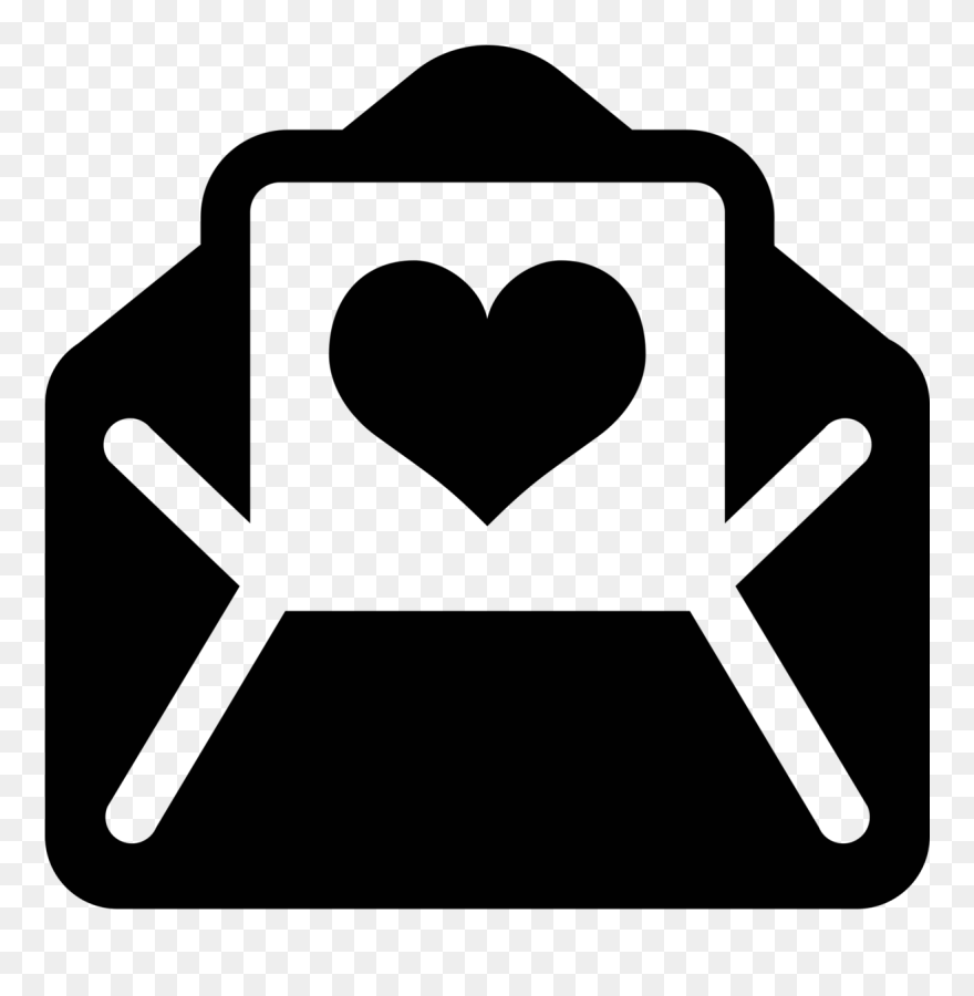 To The Couple Who Just Met And Feel Awkward About Valentines - Love Letter Clipart