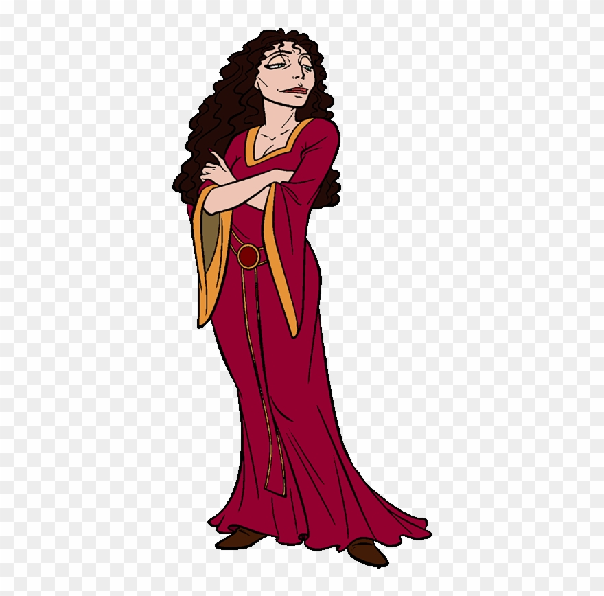 Disney's Tangled Clip Art Disney Clip Art Galore - Disney Villains Clipart Mother Gothel - Png Download