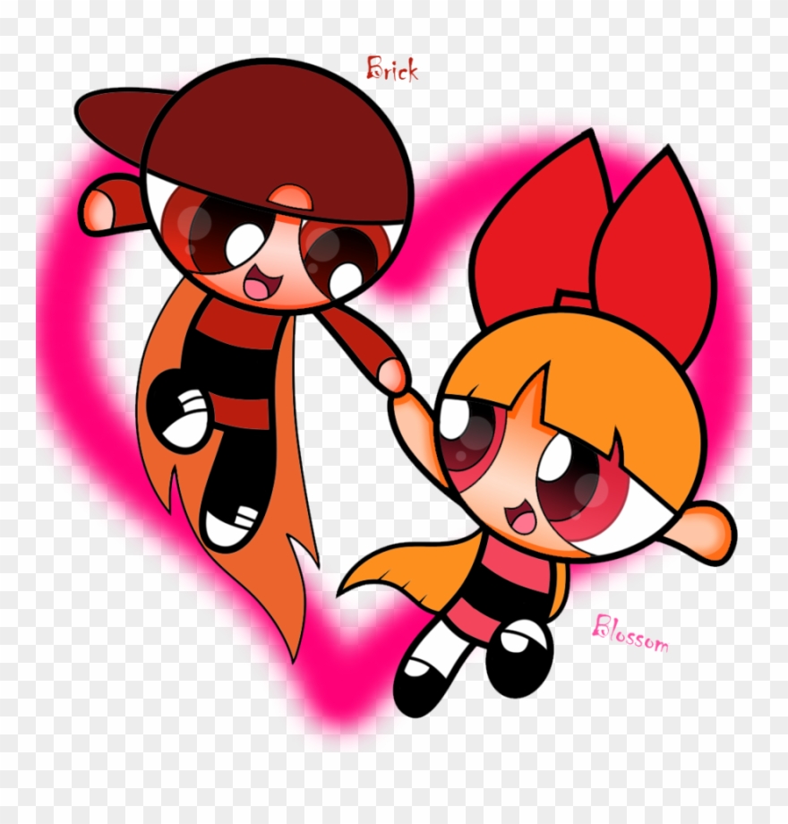 Powerpuff Girls Blossom Hair Cut Download - Powerpuff Blossom And Brick Clipart