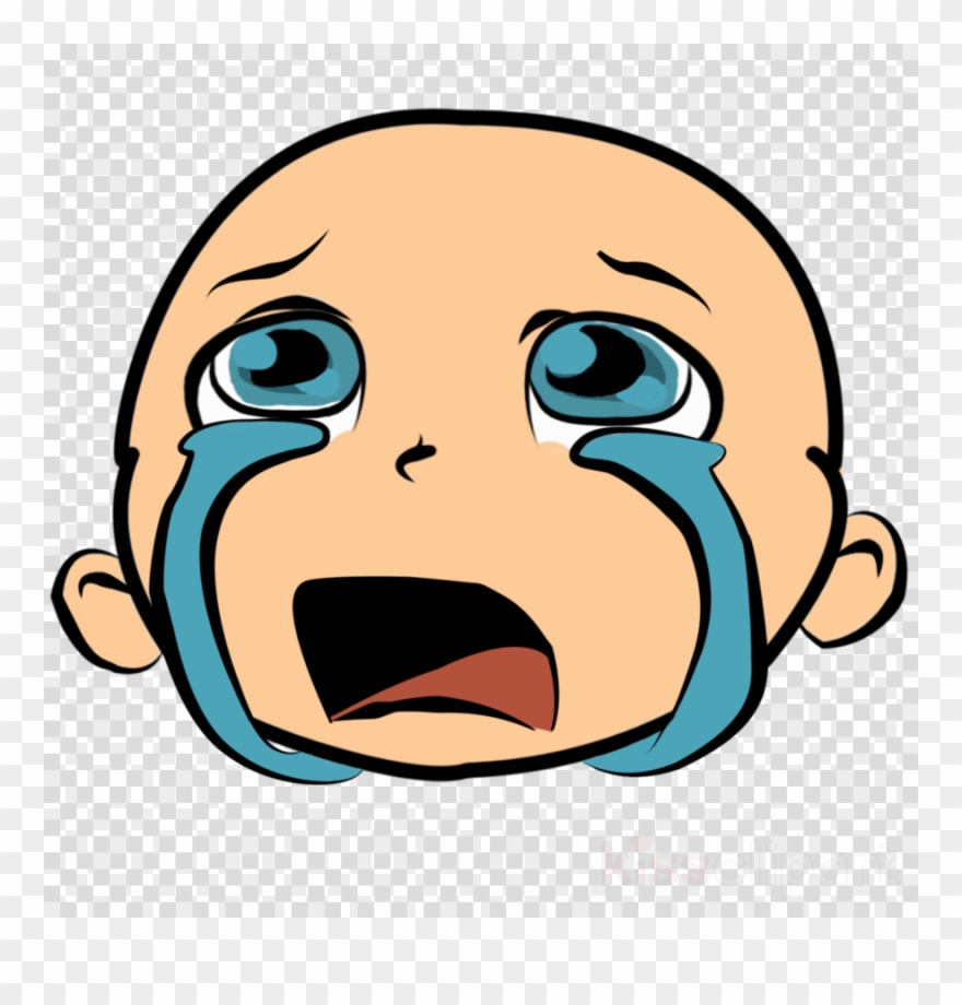 Happy Baby Clipart Smiley Infant Clip Art - Crying Baby Face Cartoon - Png Download