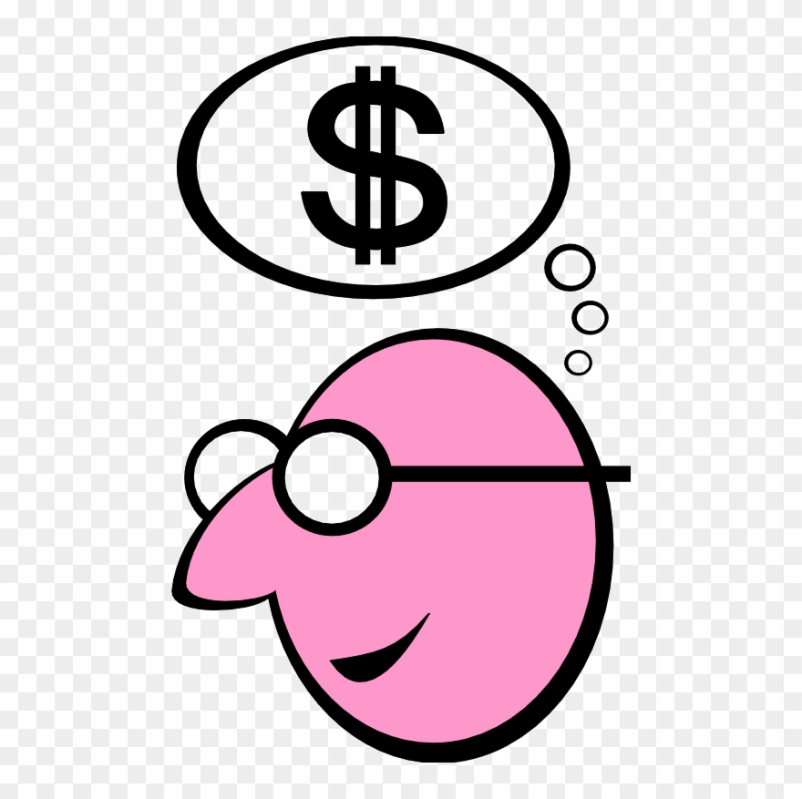 Thinking About Money - Money Clipart