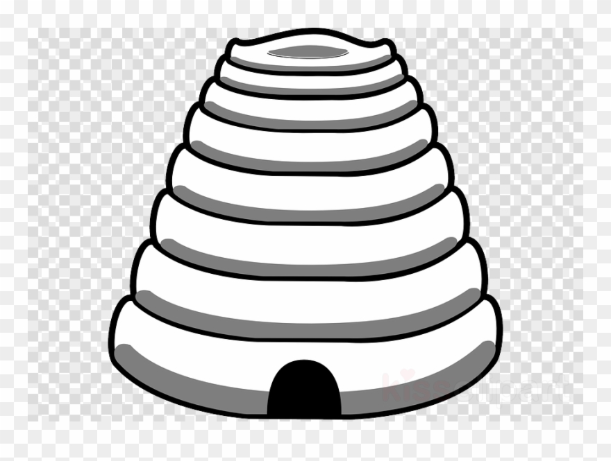 Download Honey Bee Hive Clip Art Black And White Clipart - Bee Hive Clip Art - Png Download