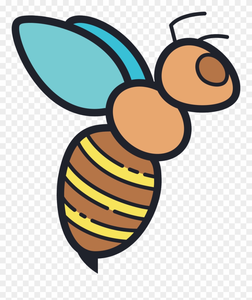 The Icon Is Depicting A Bee - Bee Clipart