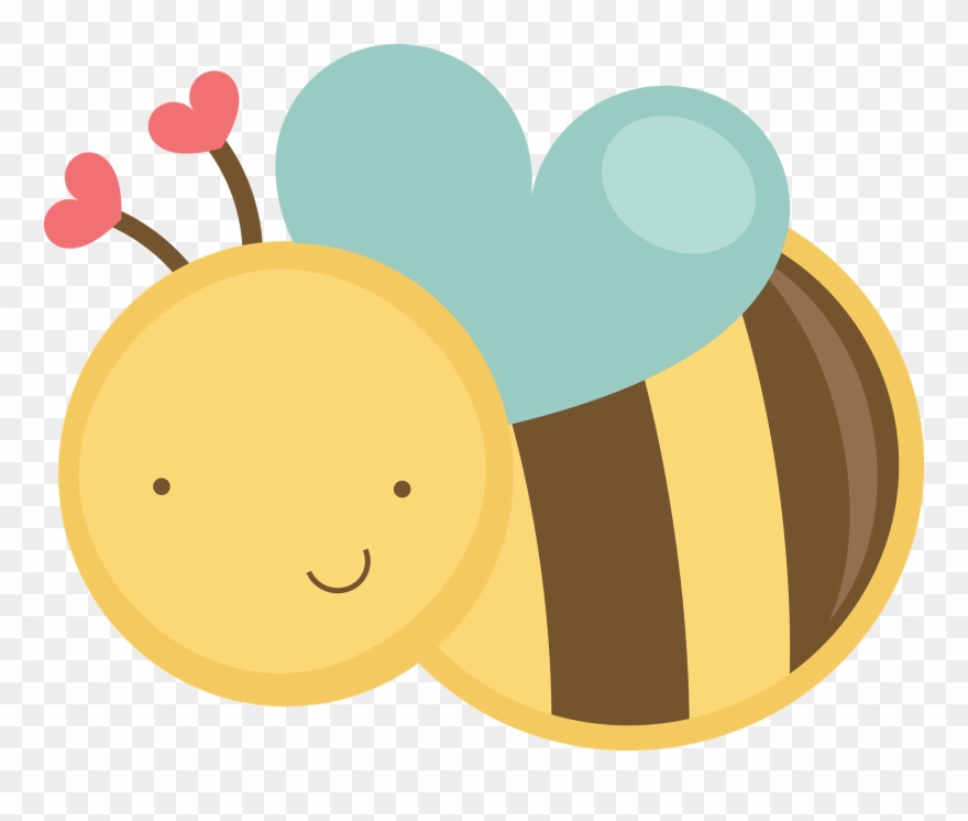 Cute Bee Clip Art - Bee Cute Clipart - Png Download