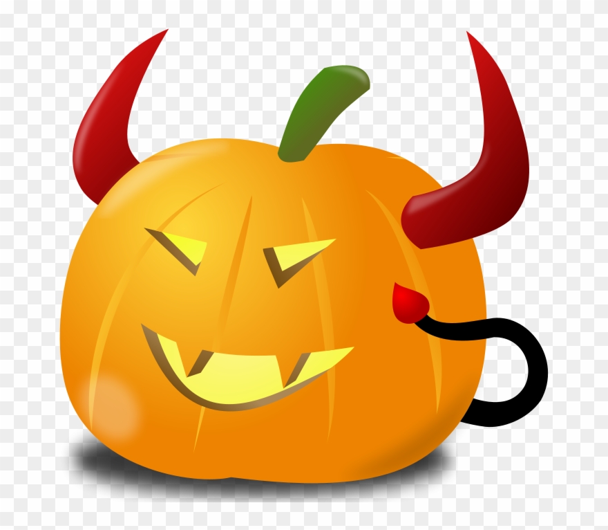 Free Devil Pumpkin - Devil Pumpkin Carving Ideas Clipart