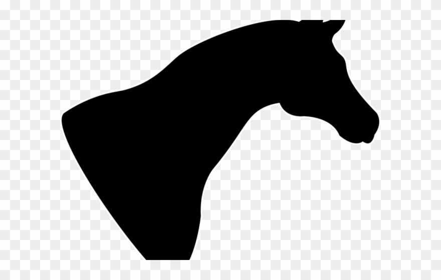 Trick Or Treat Clipart Horse - Horse Head Silhouette Png Transparent Png