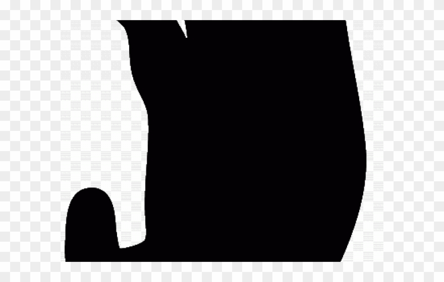 Footprint Clipart Monkey - Silhouette - Png Download