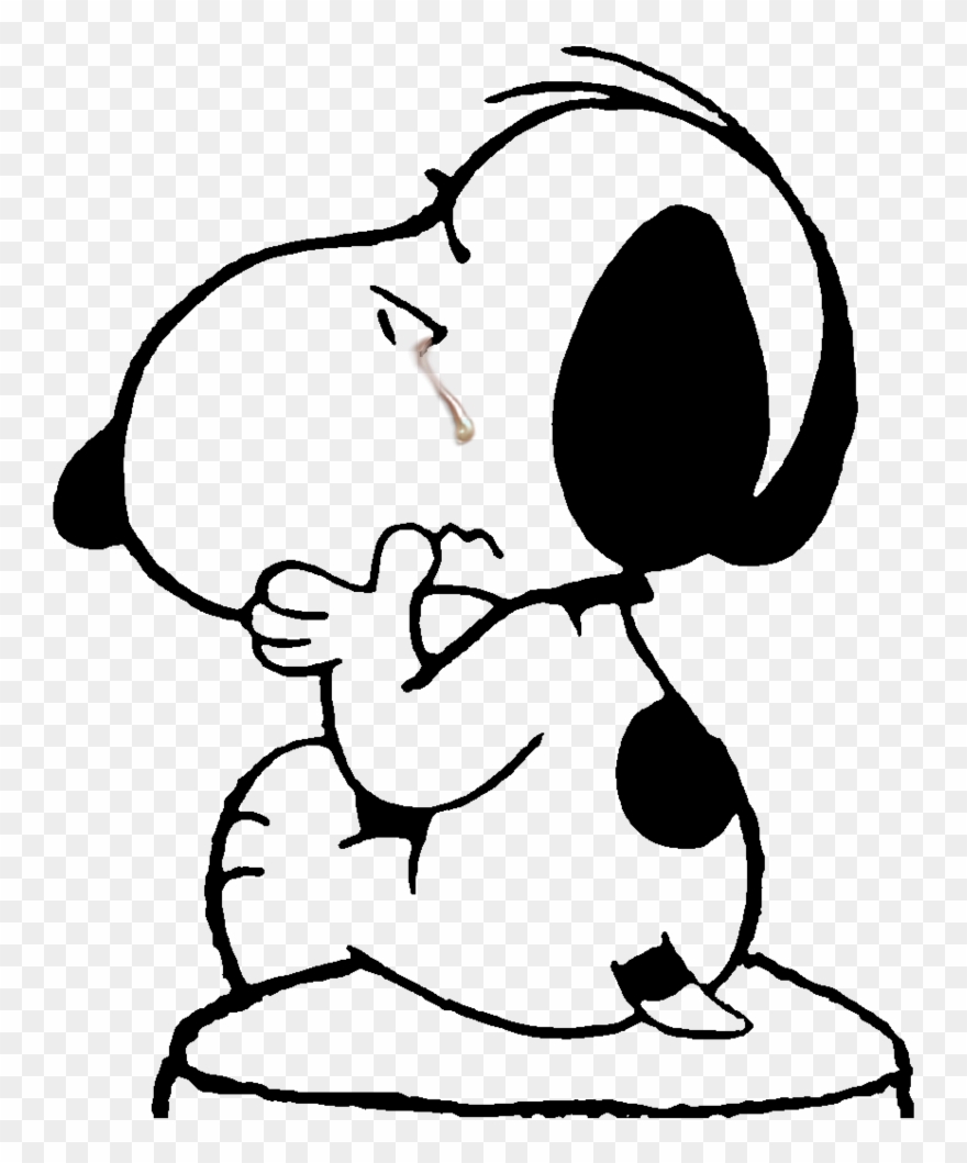 Peanuts Clipart Marcie - Snoopy Crying Png Transparent Png