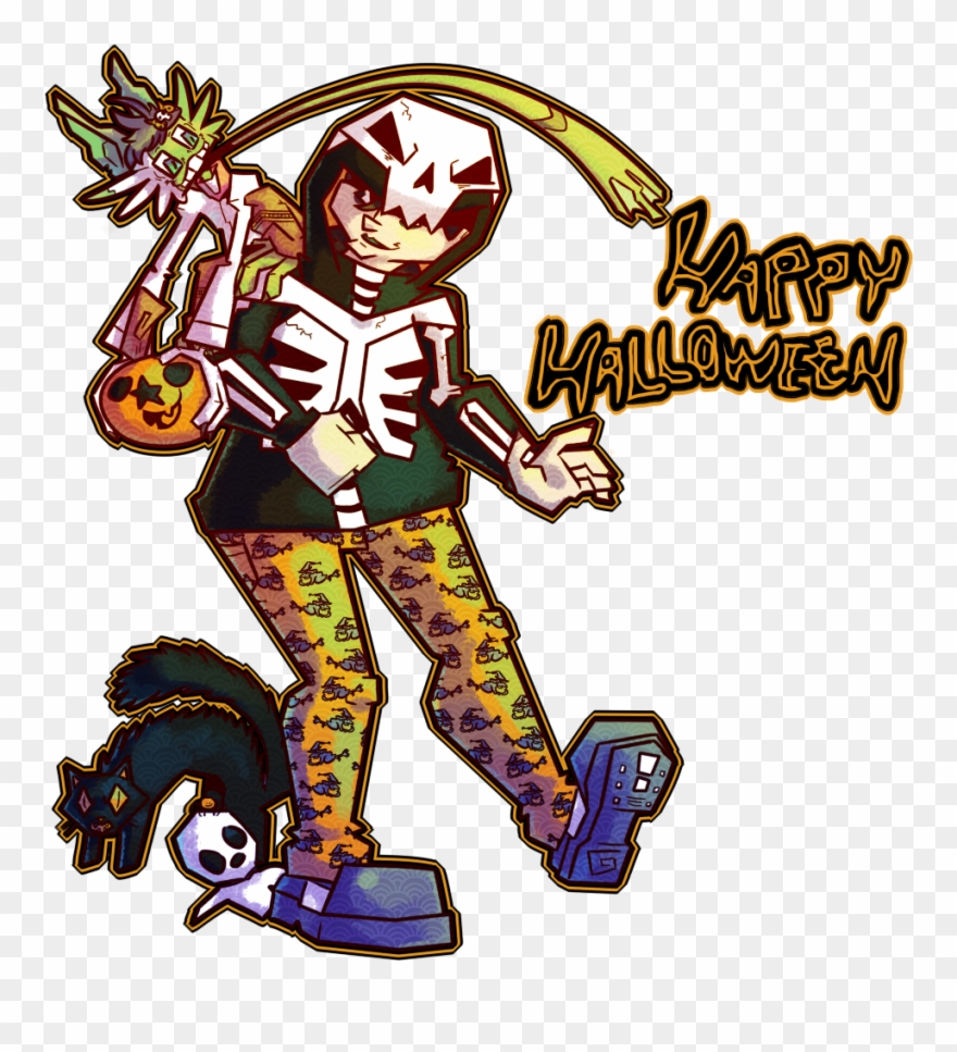 Happy Halloween You Dorks - Cartoon Clipart