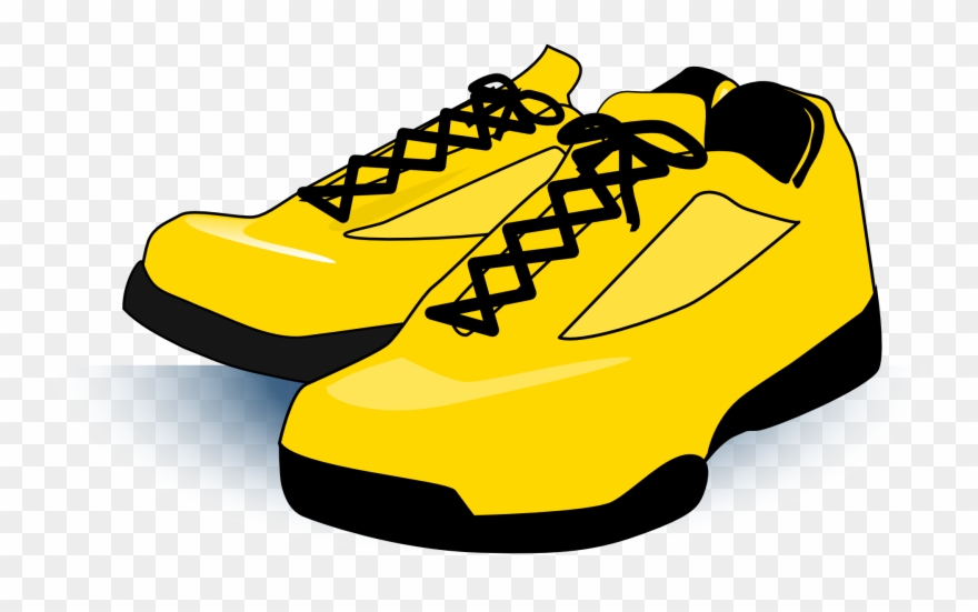 Gym Shoes Clipart Youth Club - Gold Shoe Clip Art - Png Download