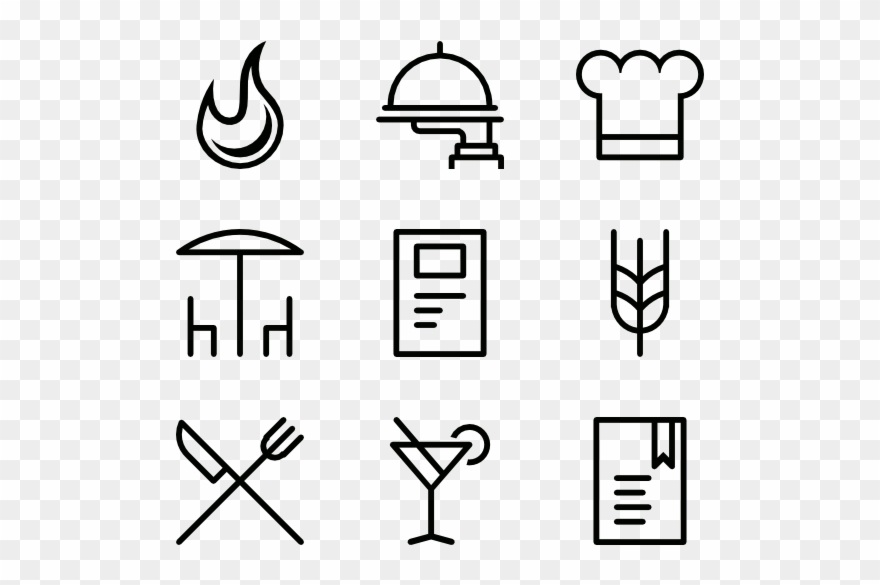 Chef Hat Icons Vector Art Graphics - Travel Icon Png Transparent Clipart