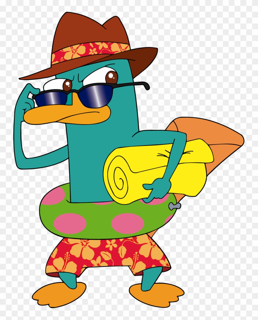 Perry The Platypus In By Markdekabreak On - Perry The Platypus With Clothes Clipart