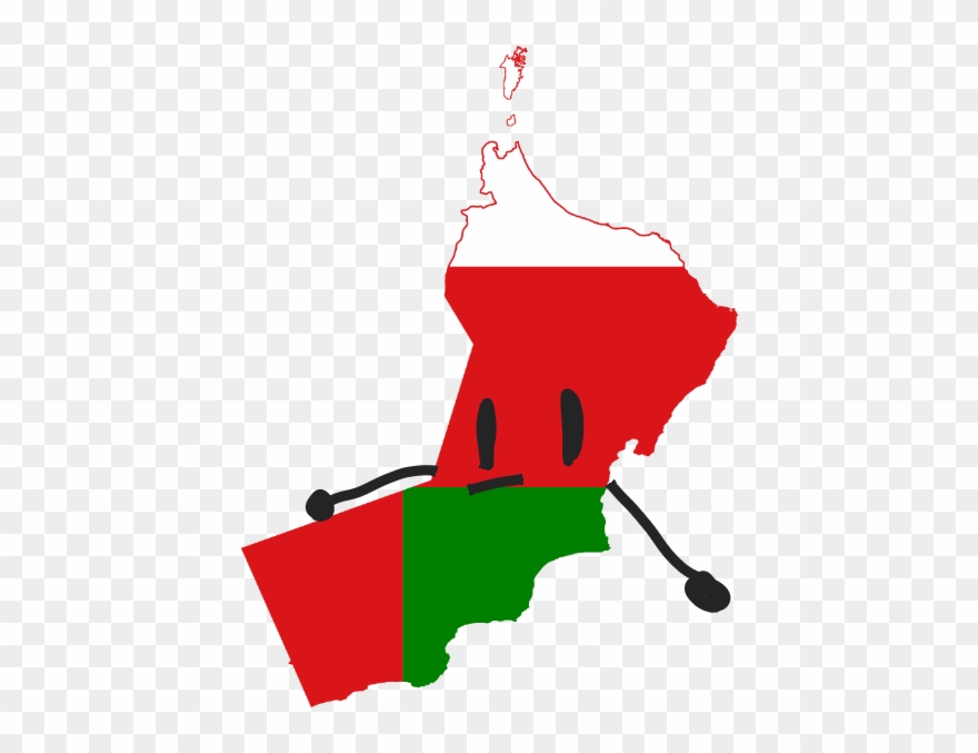 Oman Ok 0 - Oman Flag And Map Throw Blanket Clipart