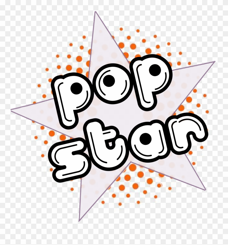 Popstar Cliparts - Pop Star Clipart Png Transparent Png