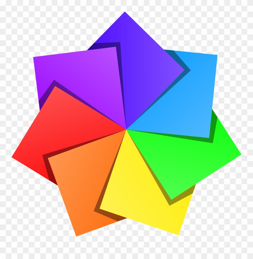 Starburst Clipart Colorful - Color Star - Png Download