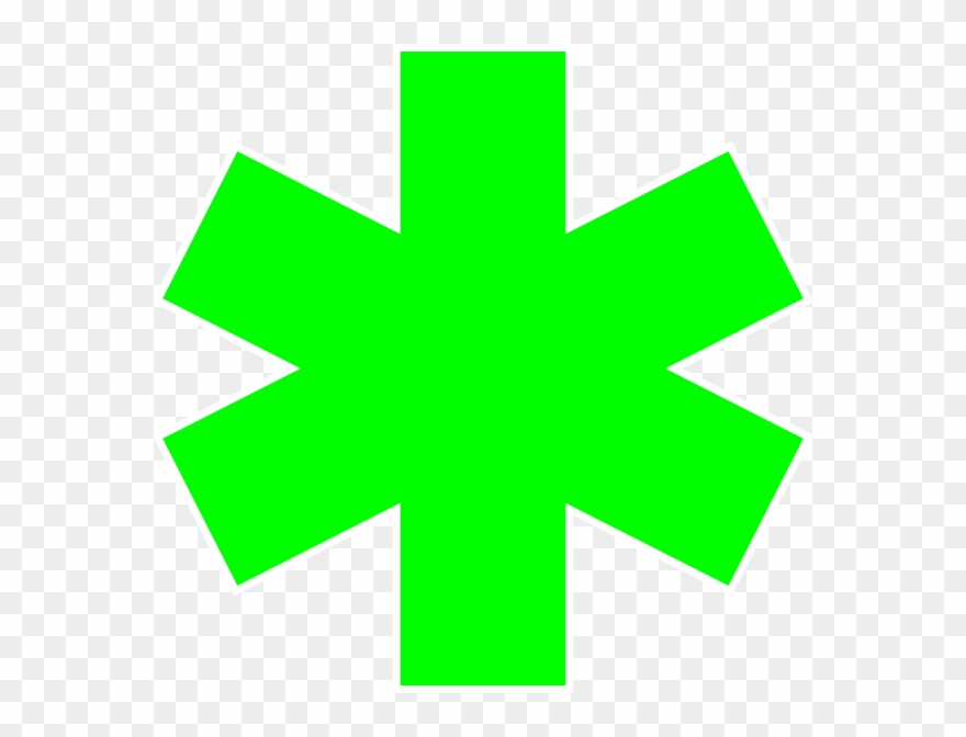 Green Star Of Life Clipart