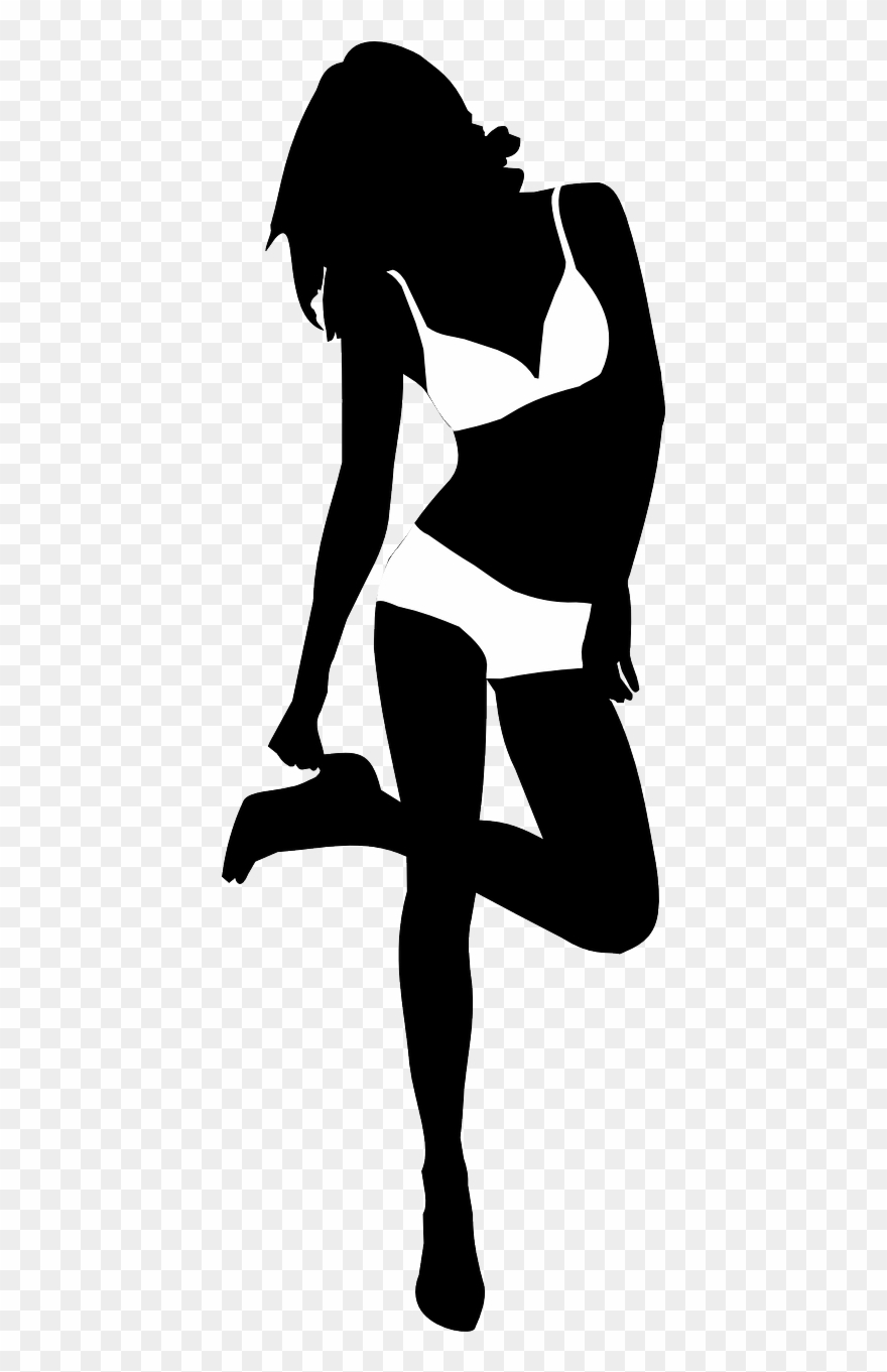Hot Woman Silhouette Png Clipart