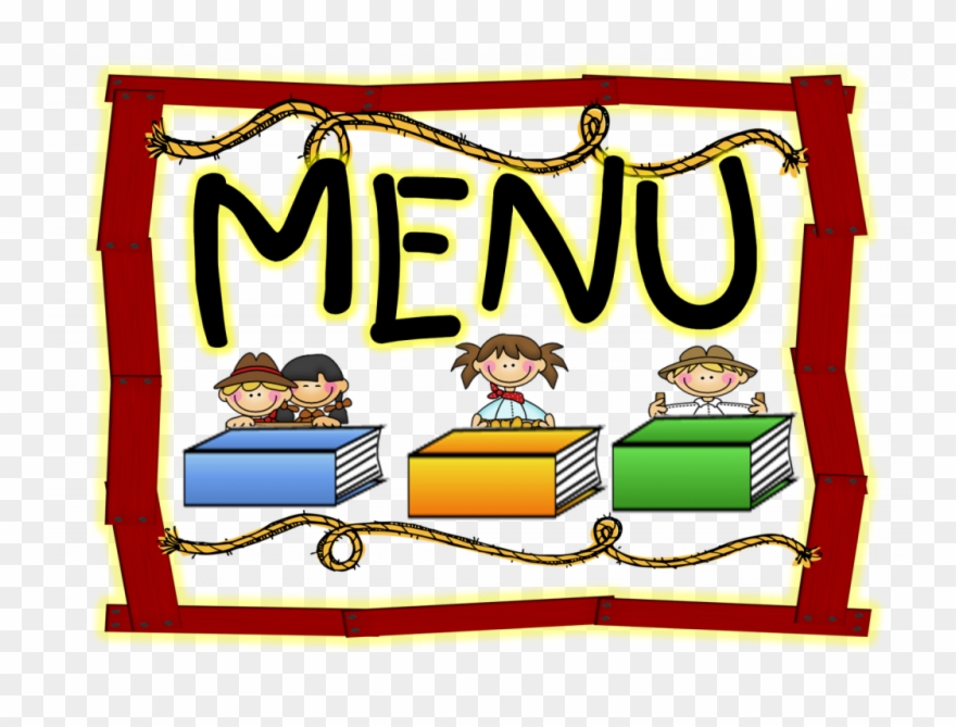 October Lunch Menu Happy School Menu Clipart 1600 1144 - Clip Art - Png Download