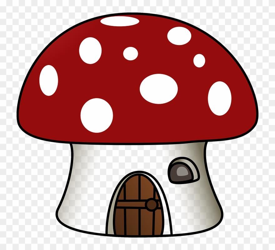 Little Red Riding Hood Clipart 23, Buy Clip Art - Mushroom House Clipart - Png Download