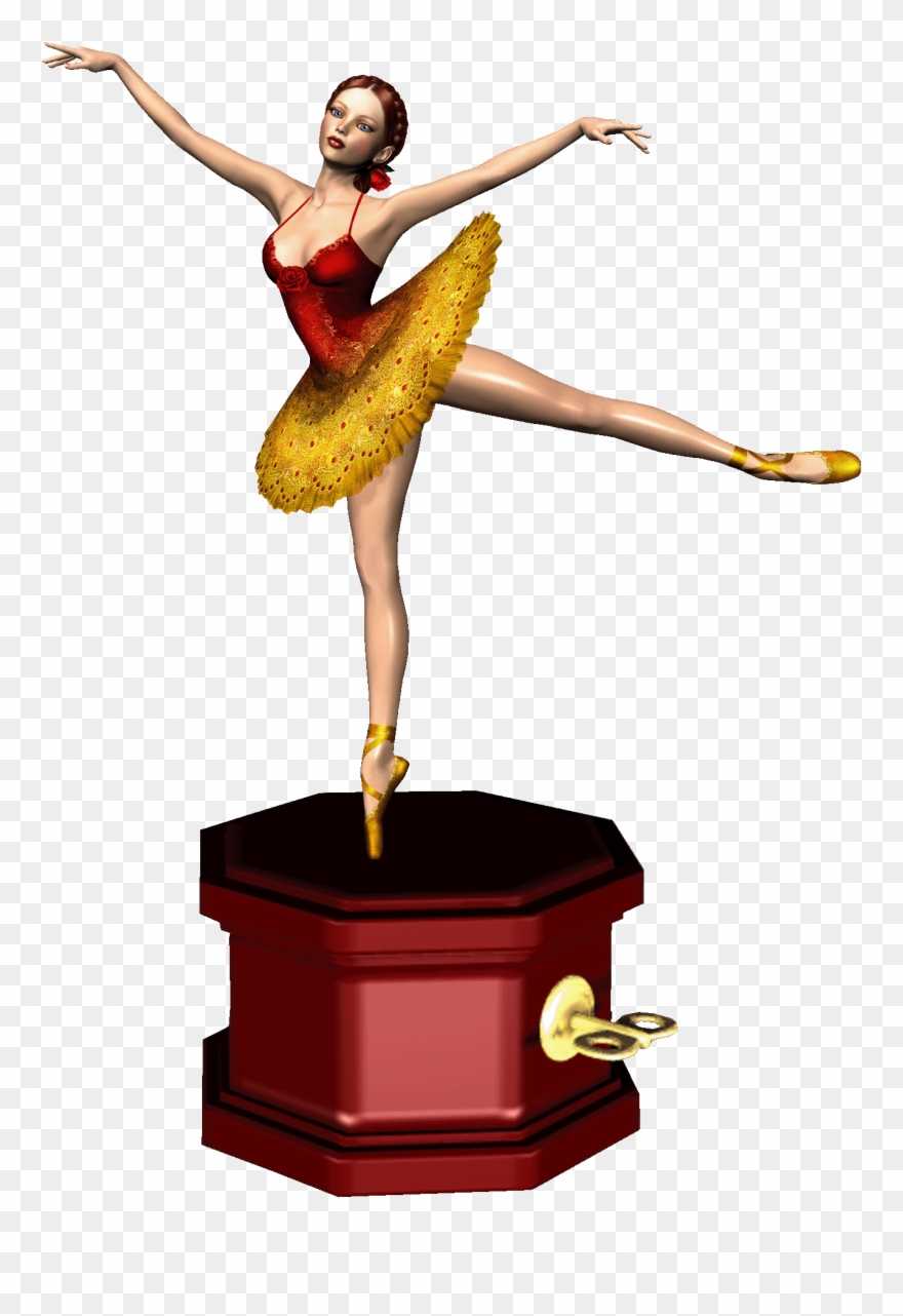 Ballerina Music Box Dancer Clipart