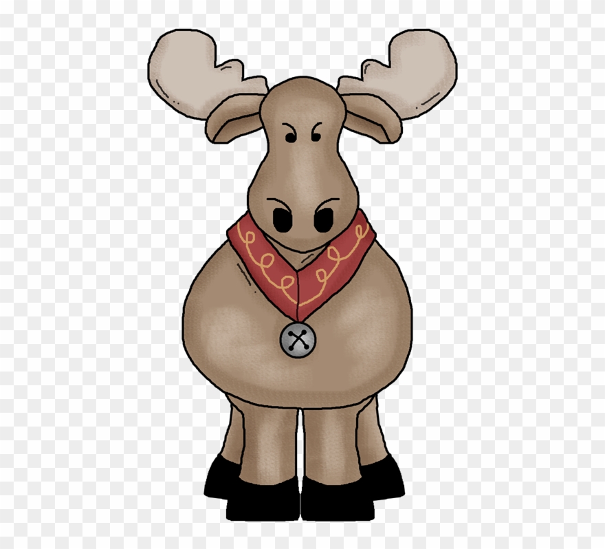 Xmas Moose - Transparent Png Moose Tubes Clipart