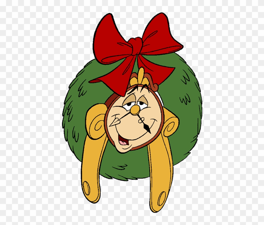 Beauty And The Beast Christmas Clip Art Disney Clip - Beauty And The Beast Christmas Clipart - Png Download