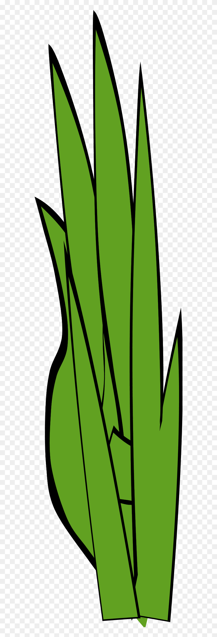 Clipart Grass Blades And Clumps 5 Black And White Nature - Clip Art - Png Download