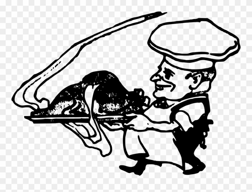 Cartoon Fat Lady 16, Buy Clip Art - Fat Man With Turkey Young T-shirt - Png Download