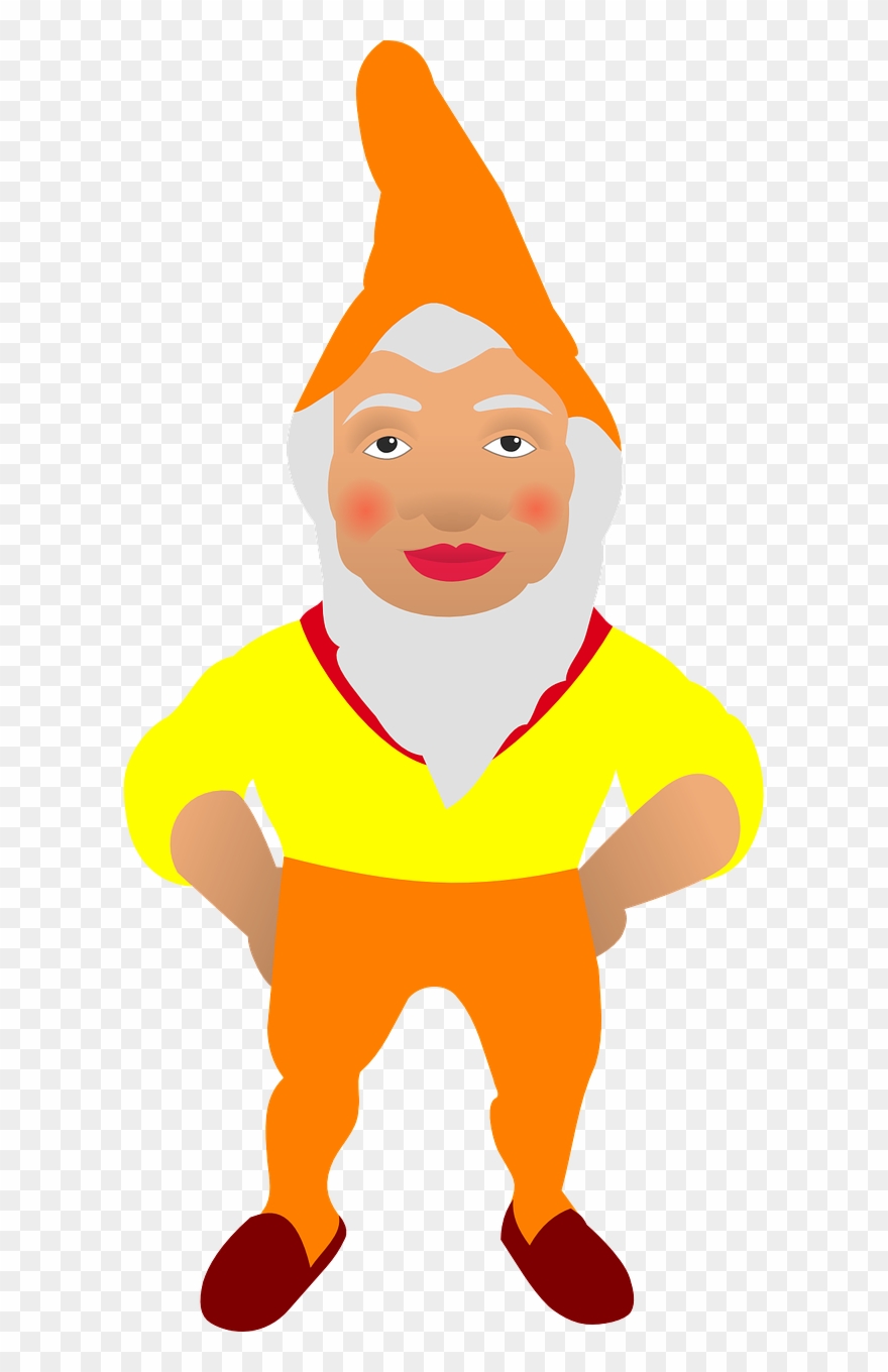 Gnome Dwarf Leprechaun Cartoon Png Image - Skřítek Kreslený Clipart