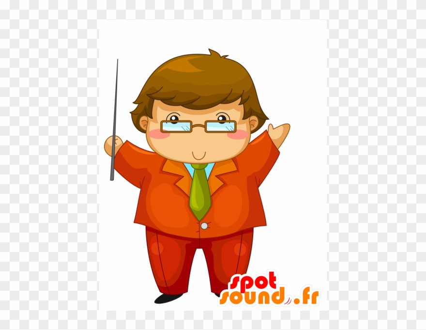 Child Mascot Teacher - Asagaossan New Spotsound Masot Yuru-chara Dressed Clipart