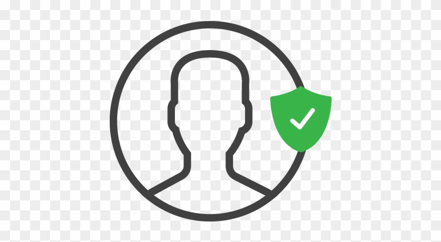 Icono De Usuario Blanco Y Negr Clipart