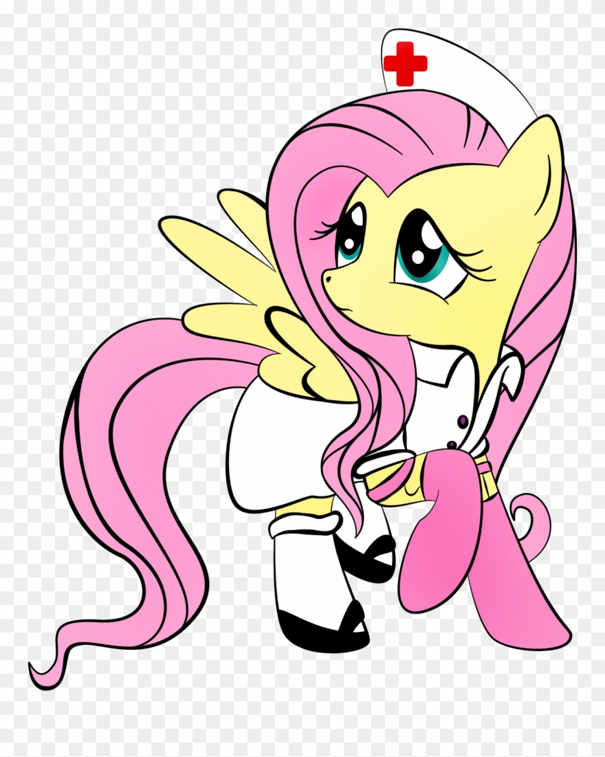 Fluttershy Pony Rarity Pinkie Pie Rainbow Dash Applejack - Fluttershy Nurse Clipart