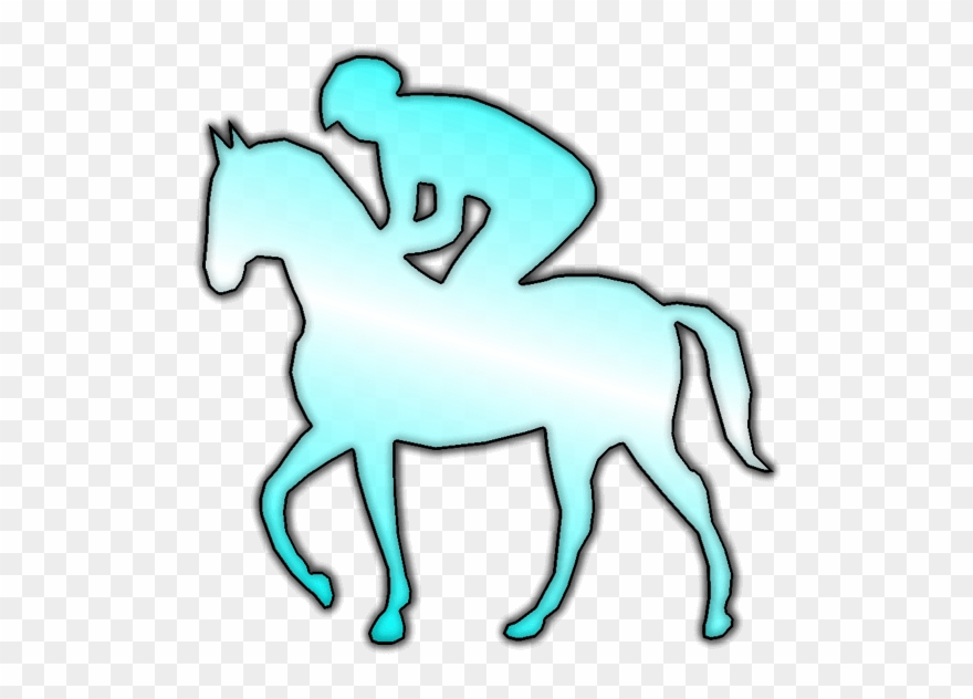 Fastest Horse And Jockey - Horse Clipart