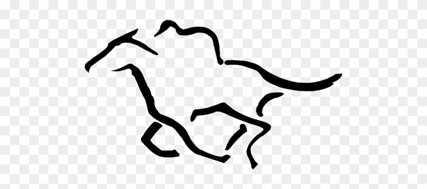 Horse Rubber Stamp - Drawing Clipart