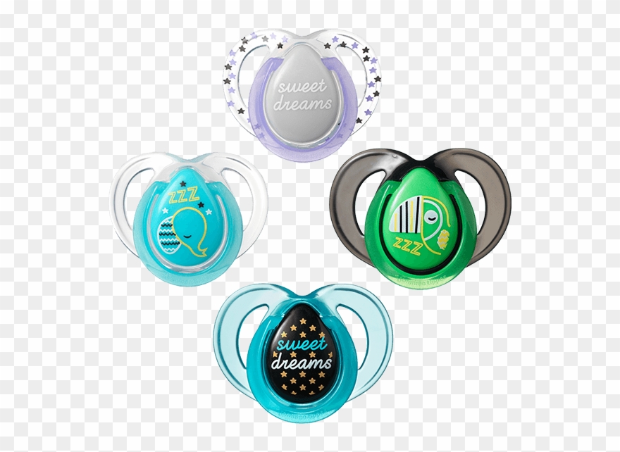 Baby Approved Nipple - Tommee Tippee Night Time Soother 6-18m Blue Clipart