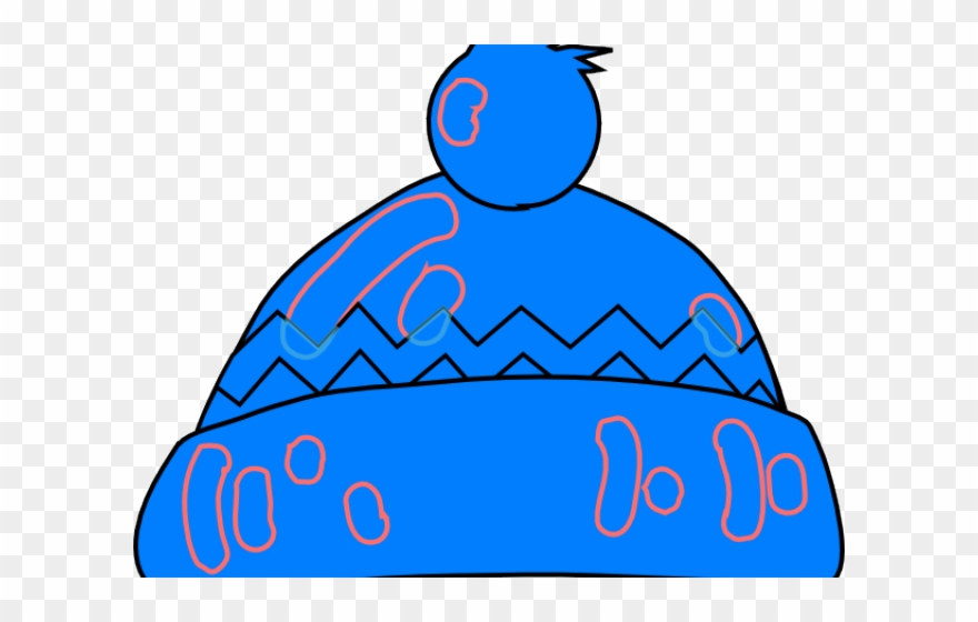Blue Dress Clipart Baby Blue - Gorro De Invierno Dibujo - Png Download