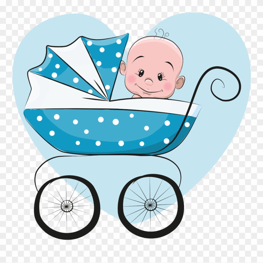 Cartoon Infant Illustration - Baby Boy Cartoon Clipart
