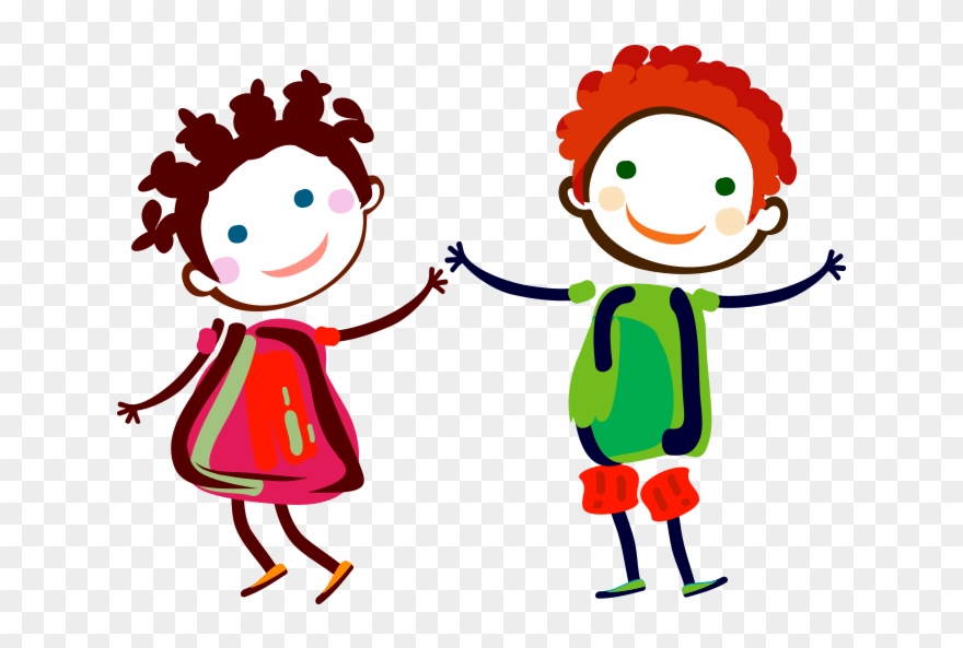 Clipart Dans Eden Boya Çizim Çocuklar - Happy Couples Cartoon - Png Download