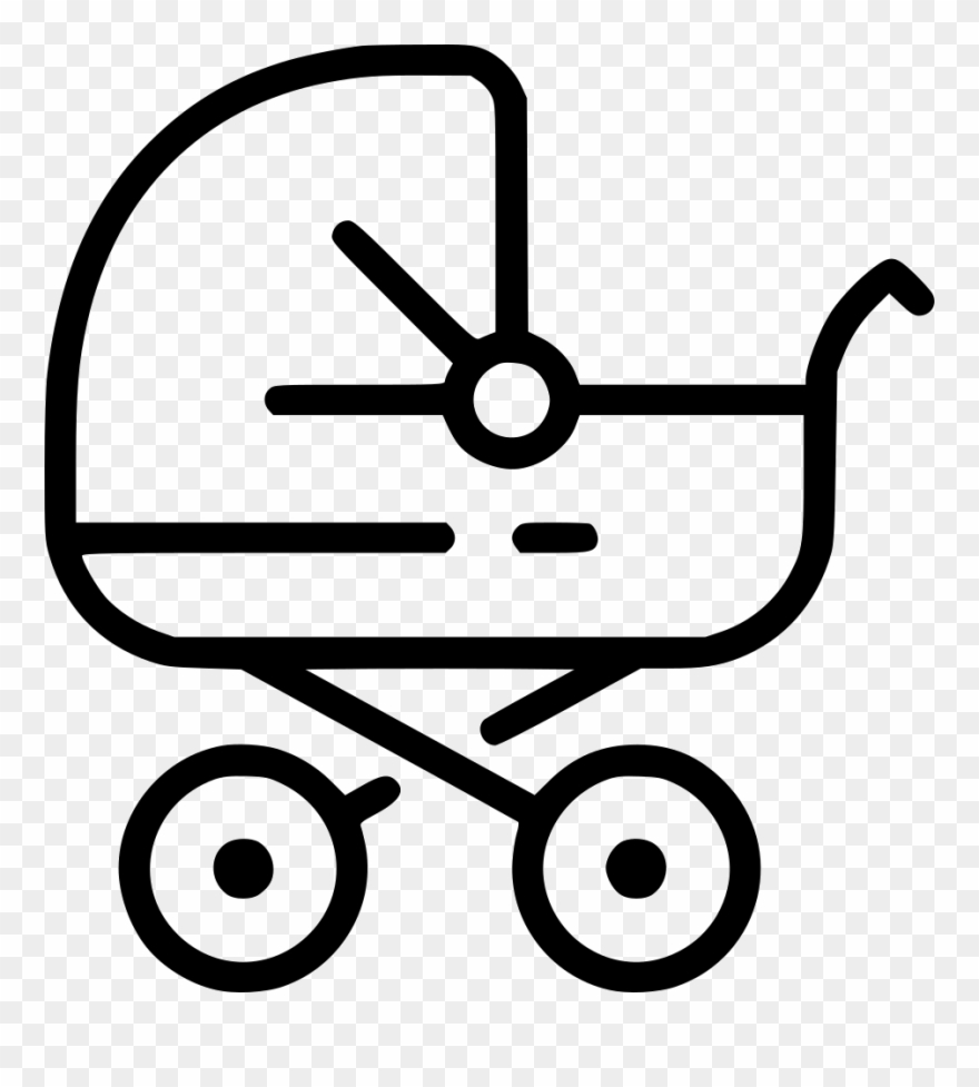 Carriage Stroller Newborn Family Svg Png Icon - Infant Clipart