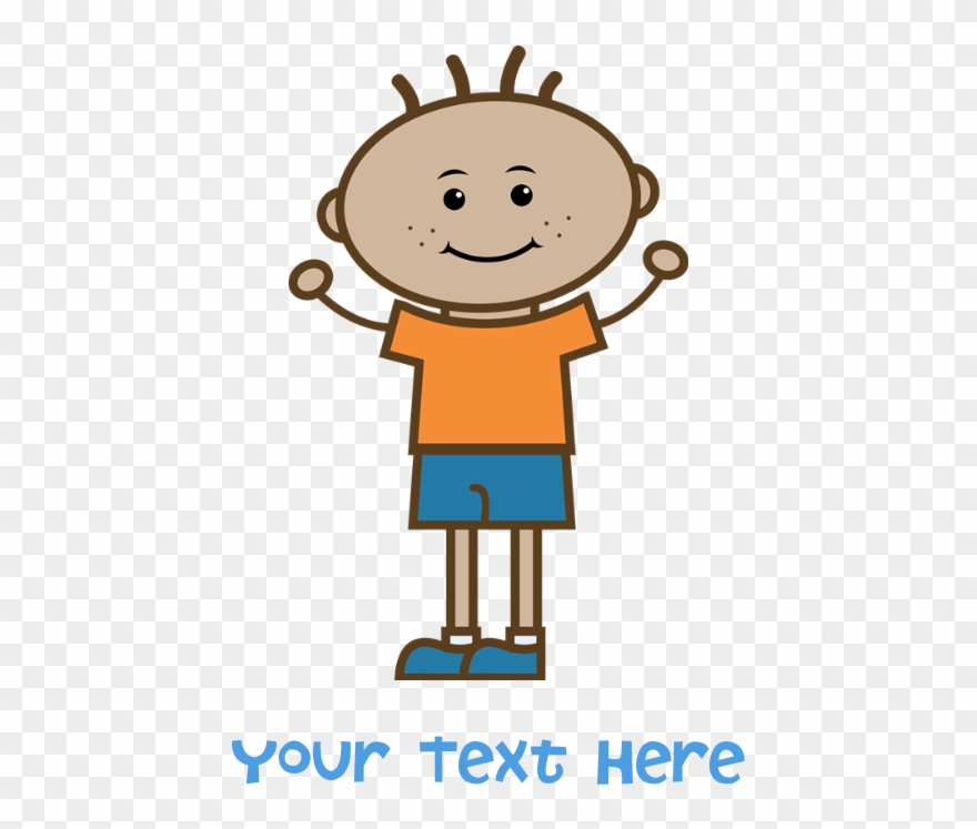 Stick Figure Boy Cap - Stick Figure Boy Shower Curtain Clipart