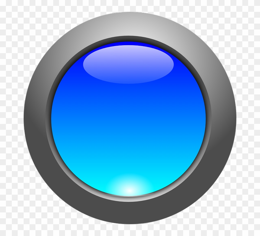 Free Vector Graphic - 3d Circle Button Png Clipart