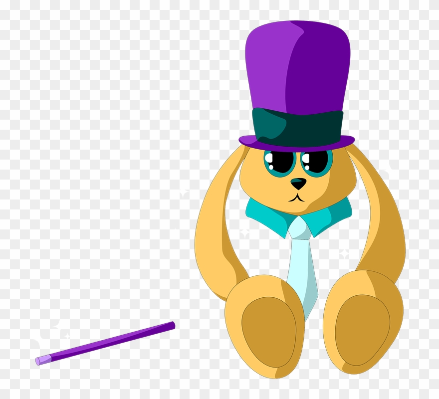 Yellow Wig Cliparts 6, Buy Clip Art - Rabbit - Png Download