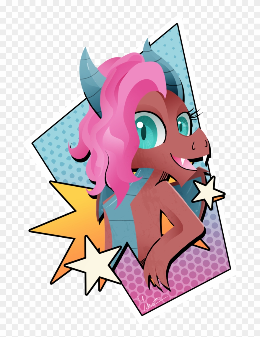 Ii-art, Bust, Dragon, Dragoness, Effects, Female, Mina, - Art Clipart