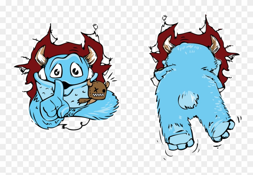 Adorable Cartoon Monster Clipart